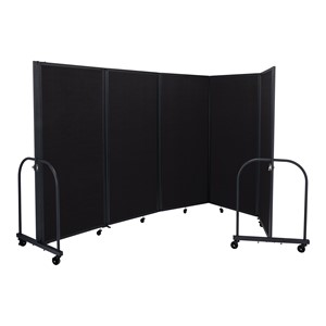 6' H Full Motion Divider w/ Black Frame