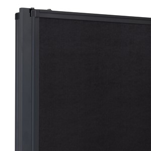6' H Full Motion Divider w/ Black Frame