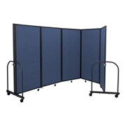 5' H Full Motion Divider w/ Black Frame