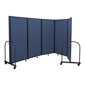 6' H Full Motion Divider w/ Black Frame