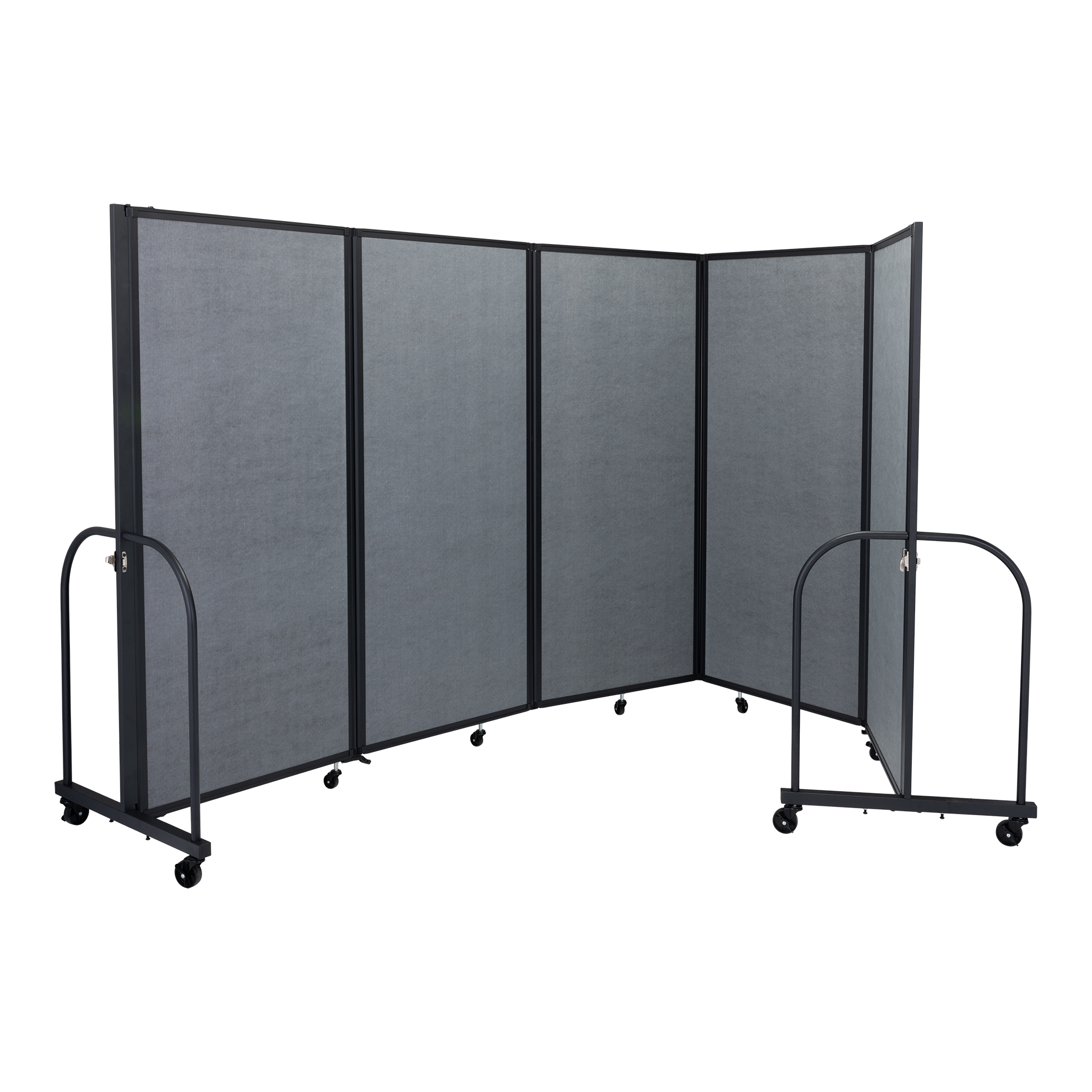 5' H Full Motion Divider w/ Black Frame