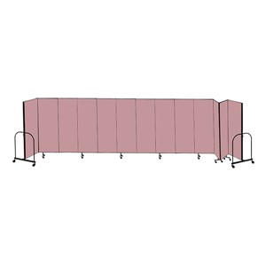 6' H Freestanding Portable Partitions - 13 Panels (24' 1" L)