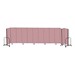 7' 4" H Freestanding Portable Partition - 13 Panels (24' 1" L)