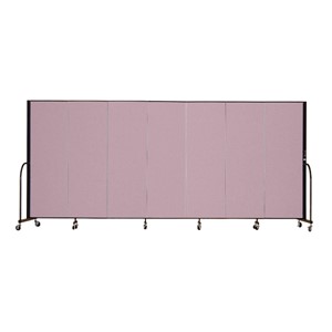 6' H Freestanding Portable Partitions - 7 Panels (13' 1" L)
