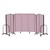 6' 8" H Freestanding Portable Partition - 9 Panels (16' 9" L)