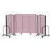 6' 8" H Freestanding Portable Partition - 9 Panels (16' 9" L)