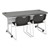 Flip & Store Blow-Molded Nesting Table - Chairs not included