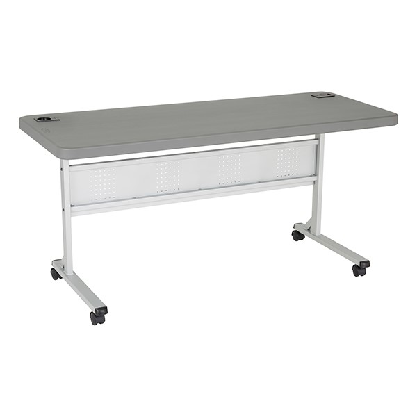 Blow-Molded Nesting Table & Heavy-Duty Stack Chair Set - Table