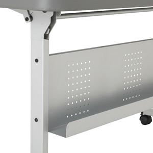 Flip & Store Blow-Molded Nesting Table - Wire Management
