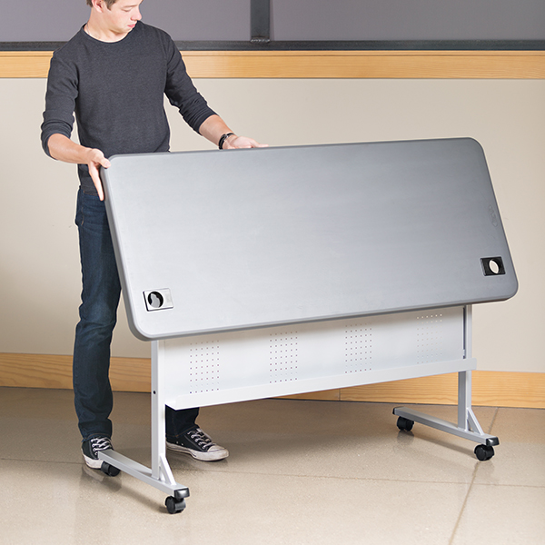 Flip & Store Blow-Molded Nesting Table