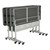 Flip & Store Blow-Molded Nesting Table - Folded - Nested - Back