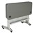 Flip & Store Blow-Molded Nesting Table - Folded - Nested - Front
