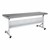 Flip & Store Blow-Molded Nesting Table & Ballard Mobile Plastic Stack Chair Set - Table - Back