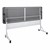 Flip & Store Blow-Molded Nesting Table & Ballard Mobile Plastic Stack Chair Set - Table - Folded - Back