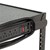 Adjustable-Height Metal AV Cart w/ Electric & Sliding Tray - Power