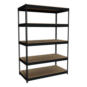 Extra Heavy-Duty 3800LB Shelving w/ Five Shelves (72" H x 48" W x 24" D)
