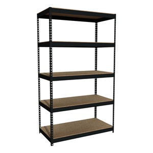 Extra Heavy-Duty 3800LB Shelving w/ Five Shelves (84" H x 48" W x 24" D)