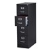 Vertical File Cabinet w/ Four Drawers - Letter Size (25" D) - Black