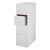 Vertical File Cabinet w/ Four Drawers - Gray