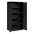 Tall Steel Storage Cabinet - Black