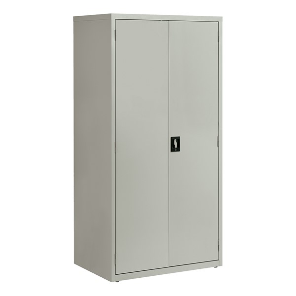 Tall Steel Storage Cabinet (24" D) - Gray