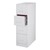 Vertical File Cabinet w/ Four Drawers - Gray