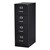 Vertical File Cabinet w/ Four Drawers - Black