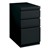 Three-Drawer Mobile Pedestal Cabinet - Black