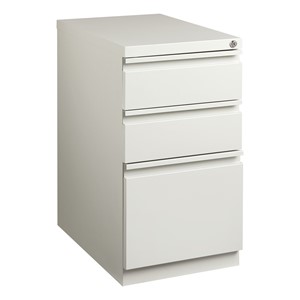 Three-Drawer Mobile Pedestal Cabinet - Gray