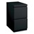 Two-Drawer Mobile Pedestal Cabinet - Black