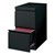 Two-Drawer Mobile Pedestal Cabinet - Black