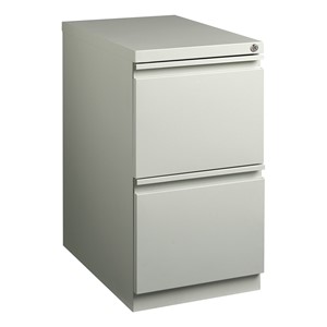 Two-Drawer Mobile Pedestal Cabinet - Gray