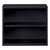 Metal Bookcase (30" H) - Black