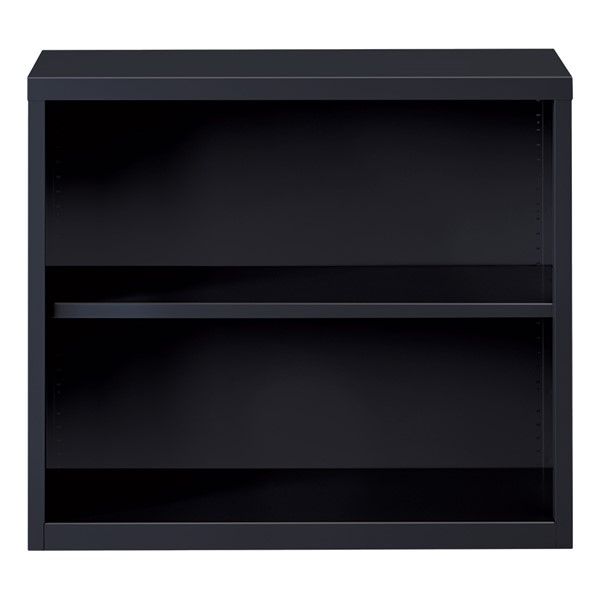 Metal Bookcase (30" H) - Black