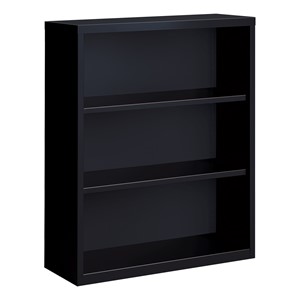 Metal Bookcase (42" H) - Black