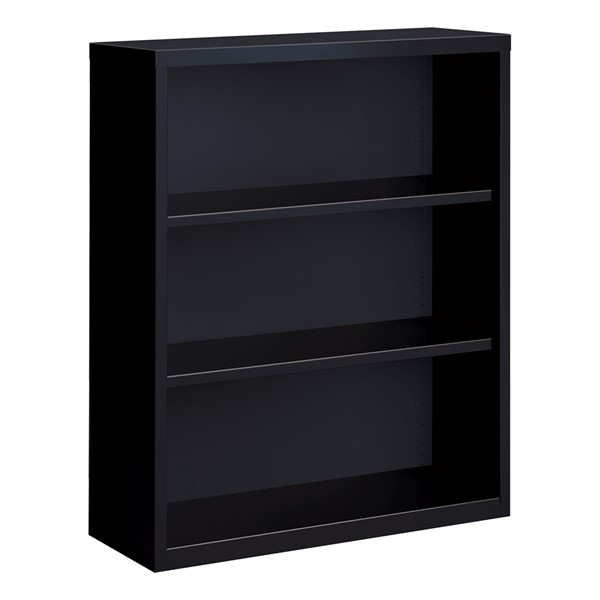 Metal Bookcase (42" H) - Black