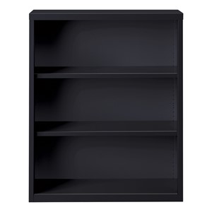 Metal Bookcase (42" H) - Black
