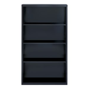Metal Bookcase (60" H) - Black