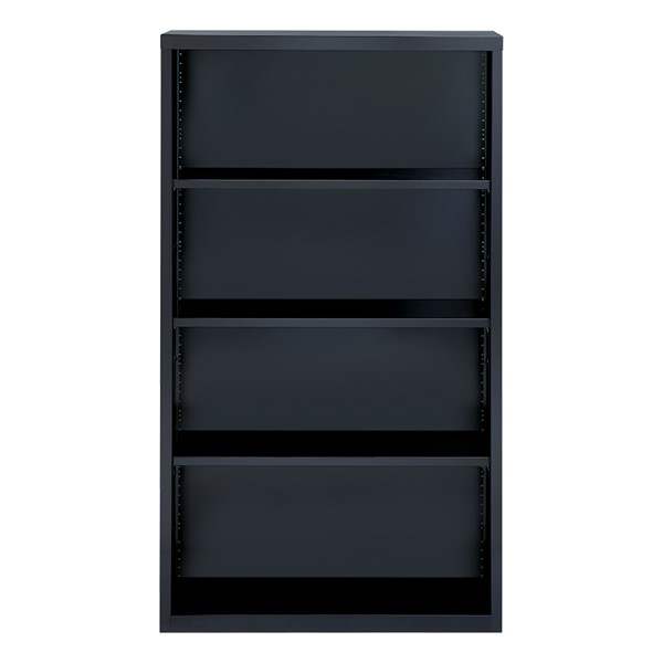 Metal Bookcase (60" H) - Black