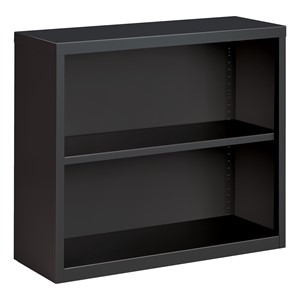 Metal Bookcase (30" H) - Charcoal