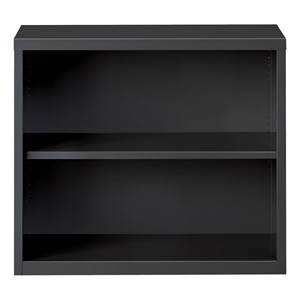 Metal Bookcase (30" H) - Charcoal