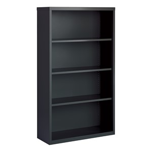 Metal Bookcase (60" H) - Charcoal