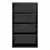 Metal Bookcase (60" H) - Charcoal