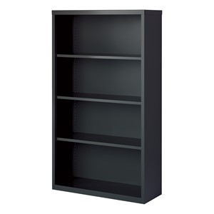 Metal Bookcase (60" H) - Charcoal
