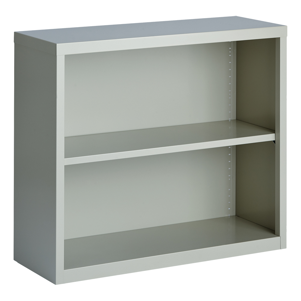 Metal Bookcase (30" H) - Gray