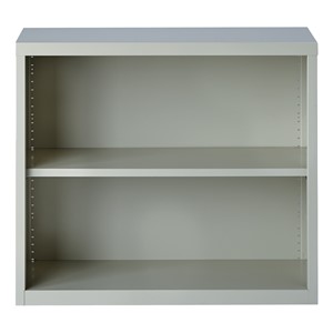 Metal Bookcase (30" H) - Gray