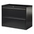 Lateral File Cabinet w/ Two Drawers (36" W) - Black