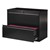 Lateral File Cabinet w/ Two Drawers (36" W) - Black