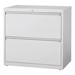 Lateral File Cabinet w/ Two Drawers (30" W) - Gray