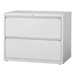 Lateral File Cabinet w/ Two Drawers (36" W) - Gray